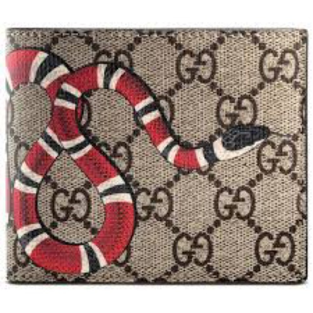 Gucci GG Kingsnake Bi-Fold Wallet